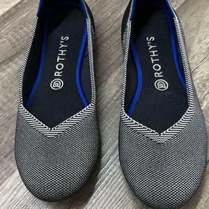 Rothys gray Birdseye - size 10-